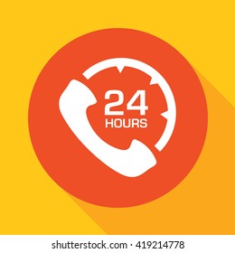 24 / 7 customer service icon