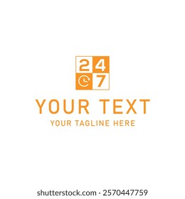 24 7 hours logo design for your business