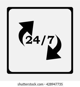24 7 icon.
