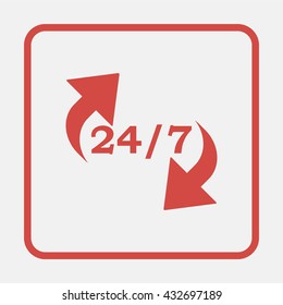 24 7 icon.