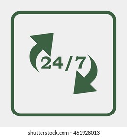 24 7 icon.