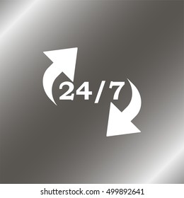 24 7 icon.