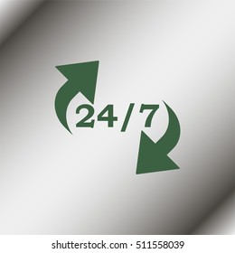 24 7 icon.