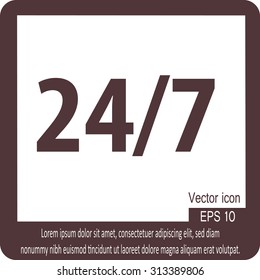 24 7 sign