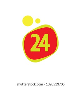 24. Around the clock support symbol.
Day and night assistance concept icon.