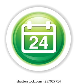 24 calendar icon