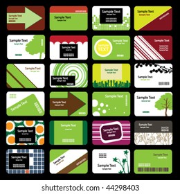 24 Colorful Business Cards