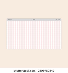 24 Columns Horizontal Grid and guide for Smartphone App Designers. Vector mobile wireframe editable design for mobile, with sample data and real user interface graphic details ready for ux ui projects