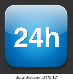 24 h icon