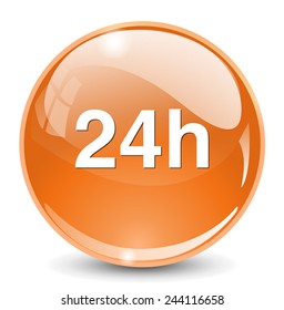 24 h icon