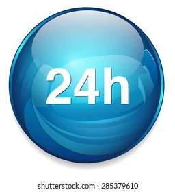 24 h icon