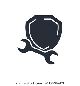 24 h security icon collection .design style with background