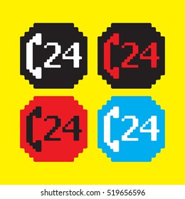 24 h support icon 
