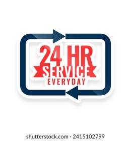 24 horas y 7 días de convivencia diaria para vector de marketing empresarial