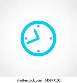 24 hour assistance , clock Icon Isolated on White Background
