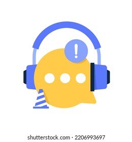 24 hour assistance service,flat design icon vector illustration