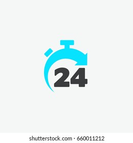 24 Hour Contact Service Icon