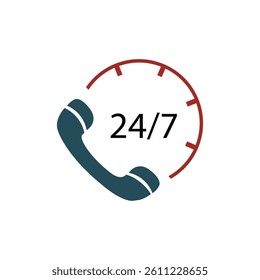24 Hour Customer Service Icon