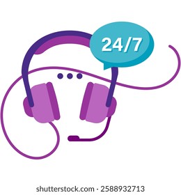 24 hour customer service, customer service illustration