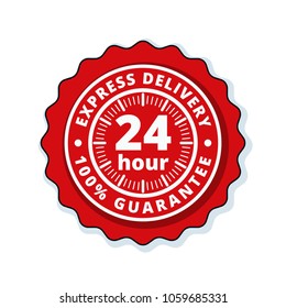 24 Hour Express Delivery illustration