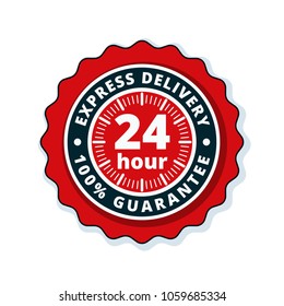 24 Hour Express Delivery illustration