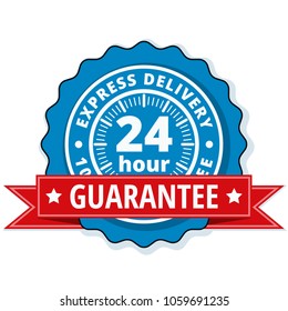 24 Hour Express Delivery illustration