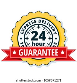 24 Hour Express Delivery illustration