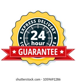 24 Hour Express Delivery illustration