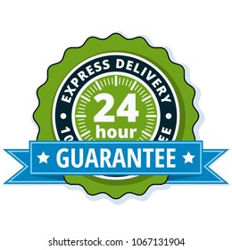 24 Hour Express Delivery illustration