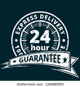 24 Hour Express Delivery illustration