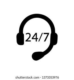 24 Hour Help Service Icon