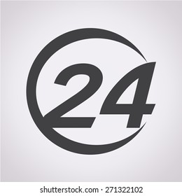 24 hour icon