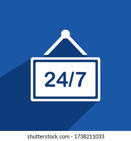 24 HOUR ICON , ANY TIME ICON