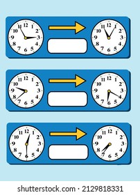 24 hour learning time. Educational activities worksheet for preschool. At the hour and a half hour, learning the clock, what time is it