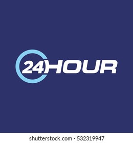 24 hour logo