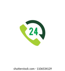 24 Hour Logo Icon Design