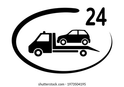24 hour roadside assistance icon