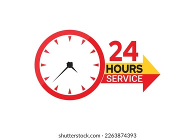 24 Hour service design element.