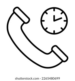 24-Stunden-Support, Symbol für den Kundendienst Logo-Design Vektorvorlage Illustration Zeichen und Symbole perfekt