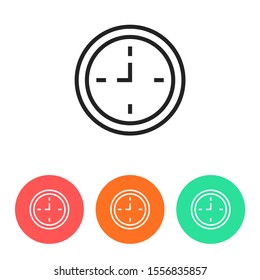 24 hours 10 eps bond icon design vector graphic