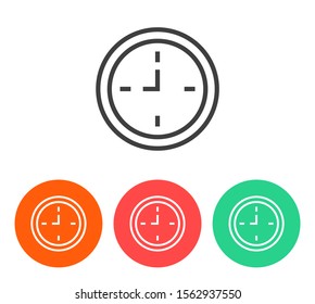 24 hours 10 eps bond icon design vector graphic