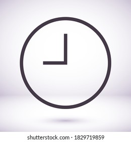 24 Stunden 10 eps Bond Icon Design Vektorgrafik