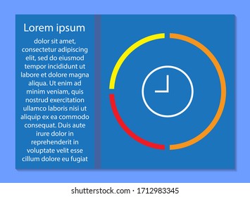 24 hours 10 eps icon design vector graphic