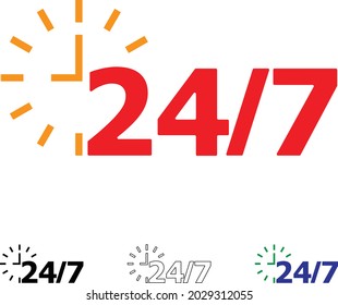 24 hours 7 days service or open concept