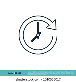 24 Hours Assistance Icon Vector Logo Template Illustration Design. Vector EPS 10.