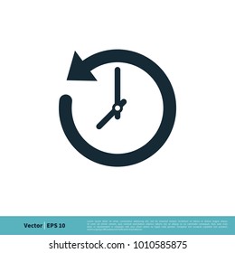24 Hours Assistance Icon Vector Logo Template Illustration Design. Vector EPS 10.