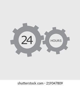 24 hours a day