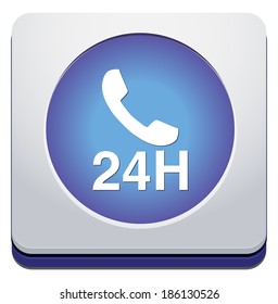 24 hours a day icon