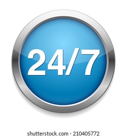 24 hours a day icon