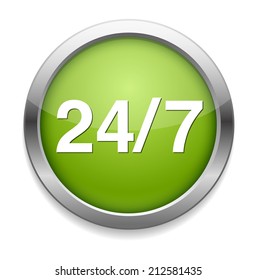 24 hours a day icon